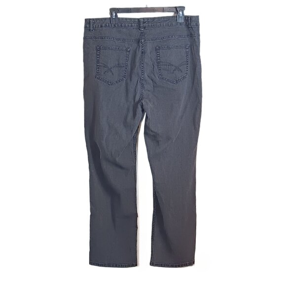 Croft & Barrow Bootcut Jeans Womens 18 Black High Rise Stretch Denim Jeans - Picture 2 of 4